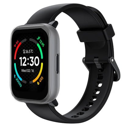 For Realme TechLife Watch S100 Hard PC Edge Protector Hollow Frame Watch Case
