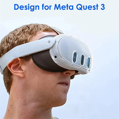 AOLION AL-Q113 For Meta Quest 3 Anti-scratch Shell VR Headset Hard PC Protective Case