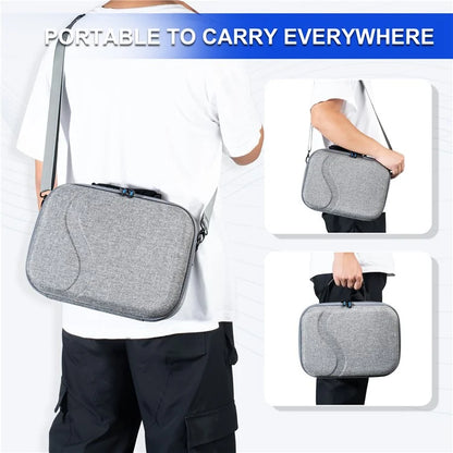 DEVASO Upgraded Version For Meta Quest 3 VR Glasses Storage Bag Nylon Carrying Case with Shoulder Strap