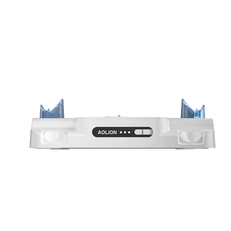 AOLION AL-P5327 Compatible with PS5 Slim Gamepad Charging Dock Game Console Controller Charging Stand with Cooling Fan, Disk Holder