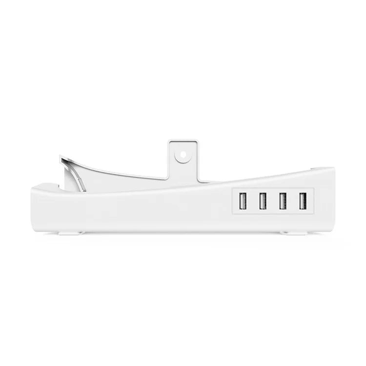 AOLION ALP-5382 Horizontal Stand for PS5 Slim Console with 4-Port USB Hub, Game Console Desktop Storage Holder