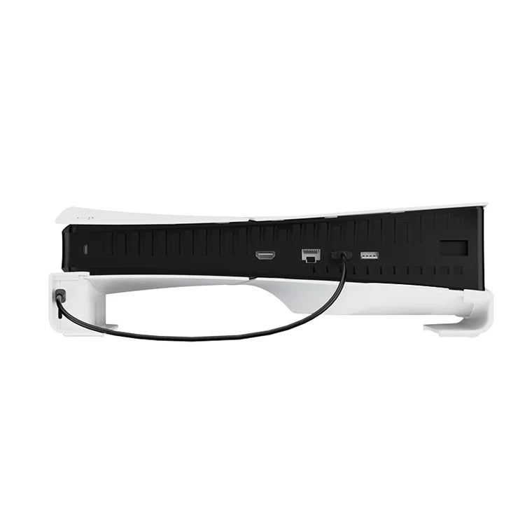 AOLION ALP-5382 Horizontal Stand for PS5 Slim Console with 4-Port USB Hub, Game Console Desktop Storage Holder