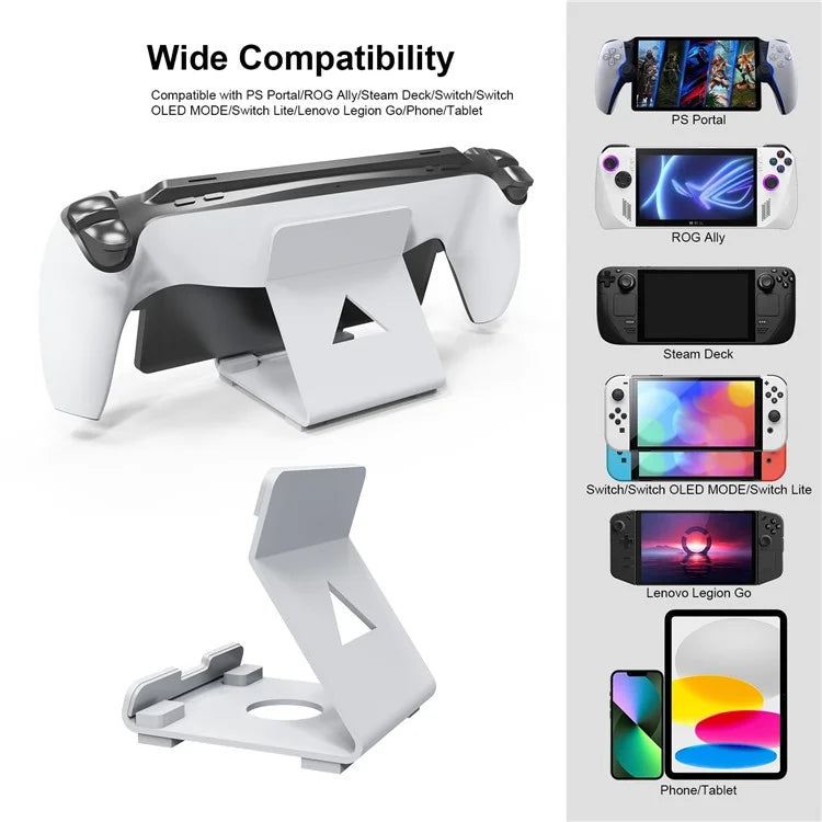 JYS P5185 For PS5 Portal / Steam deck / ROG / Switch Game Controller Holder Non-slip Desktop Stand