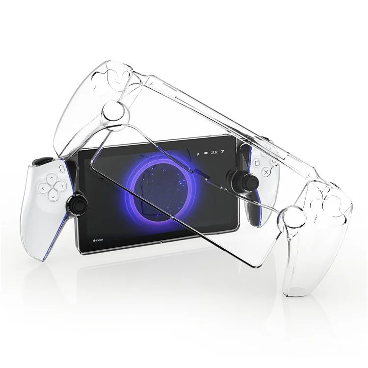 JYS P5187 For PS5 Portal Game Controller Crystal Clear Anti-Scratch PC Protective Case
