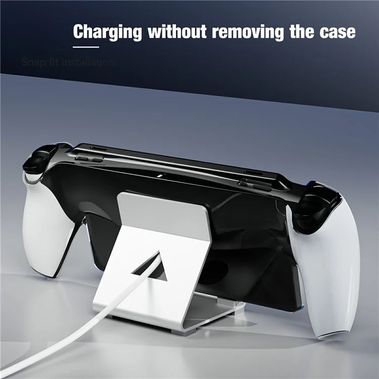 JYS P5187 For PS5 Portal Game Controller Crystal Clear Anti-Scratch PC Protective Case