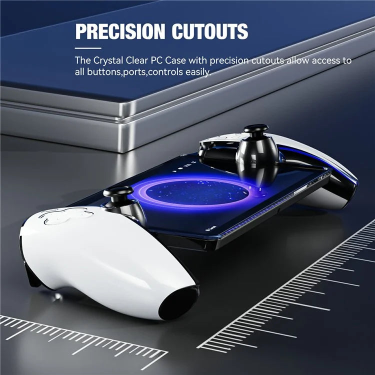 JYS P5187 For PS5 Portal Game Controller Crystal Clear Anti-Scratch PC Protective Case