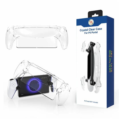 JYS P5187 For PS5 Portal Game Controller Crystal Clear Anti-Scratch PC Protective Case