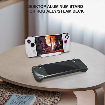 JYS RA003 Display Stand for Nintendo Switch  /  Steam Deck  /  ROG Ally Game Controller Desk Bracket with Memory Card Slot