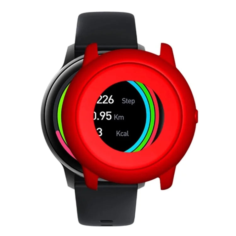 For Imilab KW66 Watch Case Half Protective Silicone Shockproof Cover