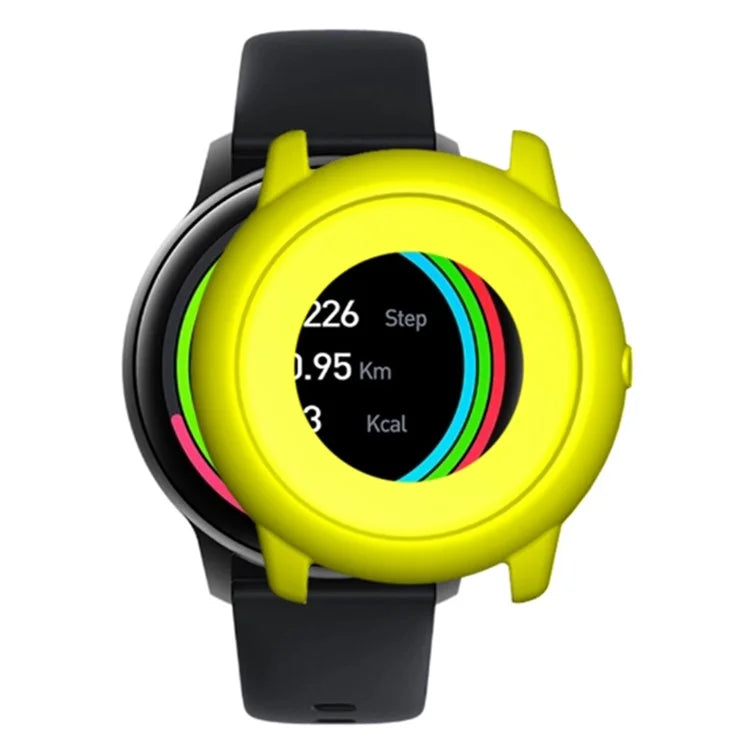 For Imilab KW66 Watch Case Half Protective Silicone Shockproof Cover