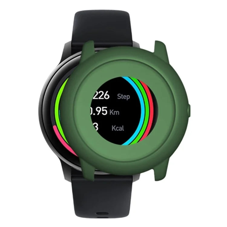 For Imilab KW66 Watch Case Half Protective Silicone Shockproof Cover