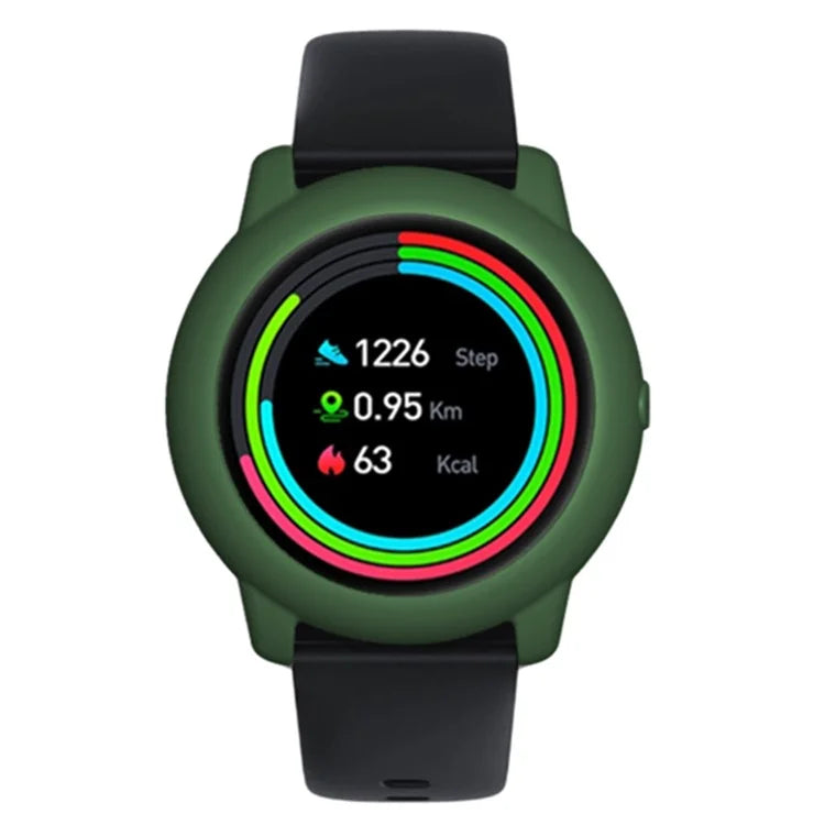 For Imilab KW66 Watch Case Half Protective Silicone Shockproof Cover