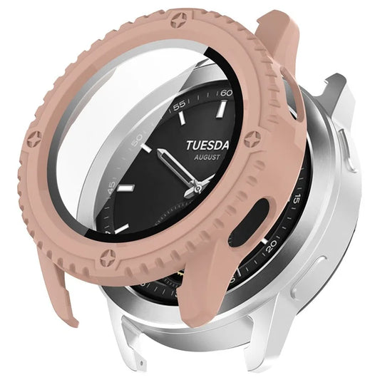 For Xiaomi Watch S3 Protective Cover Hard PC Watch Case  with Tempered Glass Screen Protector