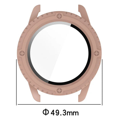 For Xiaomi Watch S3 Protective Cover Hard PC Watch Case  with Tempered Glass Screen Protector
