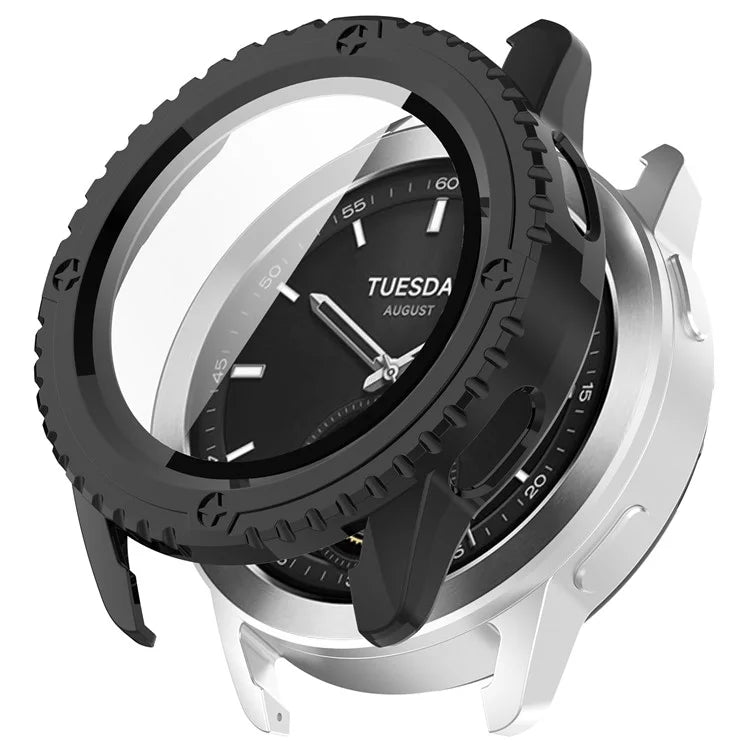 For Xiaomi Watch S3 Protective Cover Hard PC Watch Case  with Tempered Glass Screen Protector