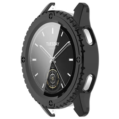 For Xiaomi Watch S3 Protective Cover Hard PC Watch Case  with Tempered Glass Screen Protector