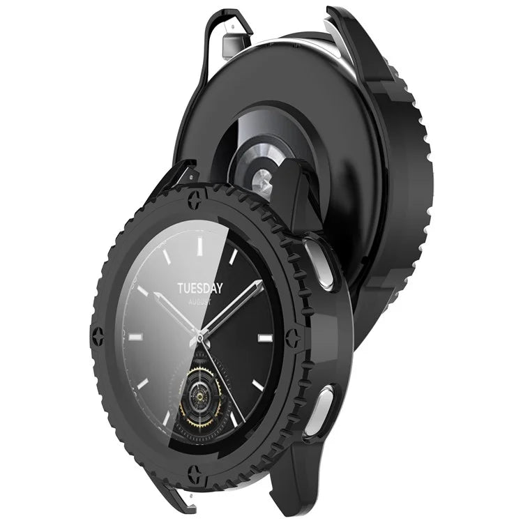 For Xiaomi Watch S3 Protective Cover Hard PC Watch Case  with Tempered Glass Screen Protector