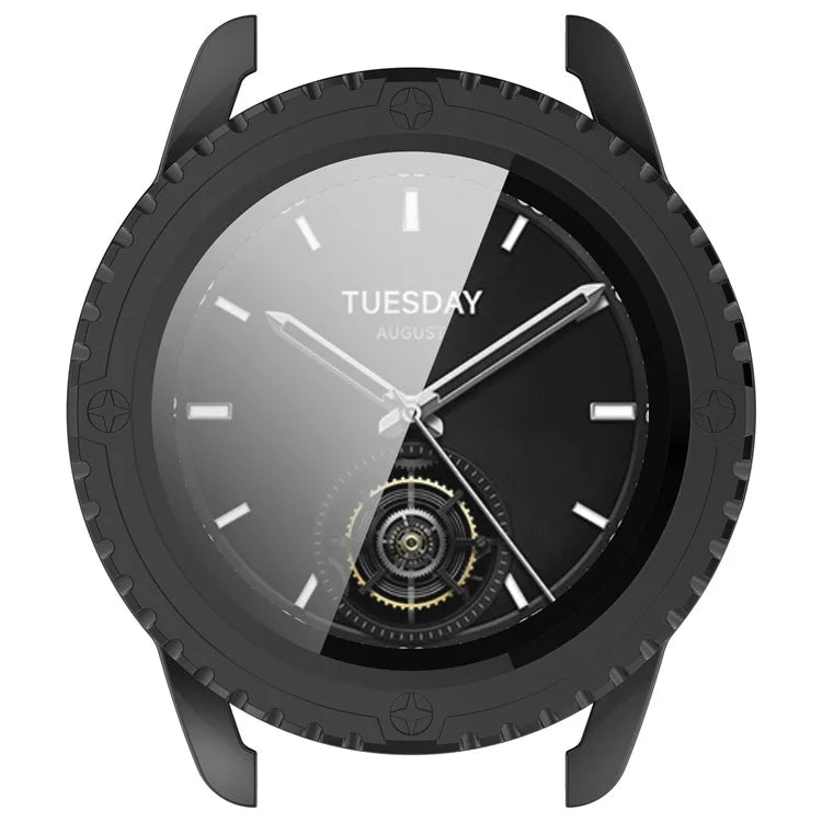For Xiaomi Watch S3 Protective Cover Hard PC Watch Case  with Tempered Glass Screen Protector