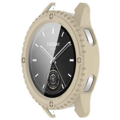 For Xiaomi Watch S3 Protective Cover Hard PC Watch Case  with Tempered Glass Screen Protector