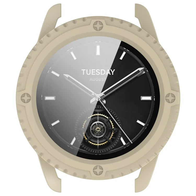 For Xiaomi Watch S3 Protective Cover Hard PC Watch Case  with Tempered Glass Screen Protector