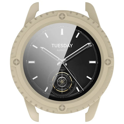 For Xiaomi Watch S3 Protective Cover Hard PC Watch Case  with Tempered Glass Screen Protector