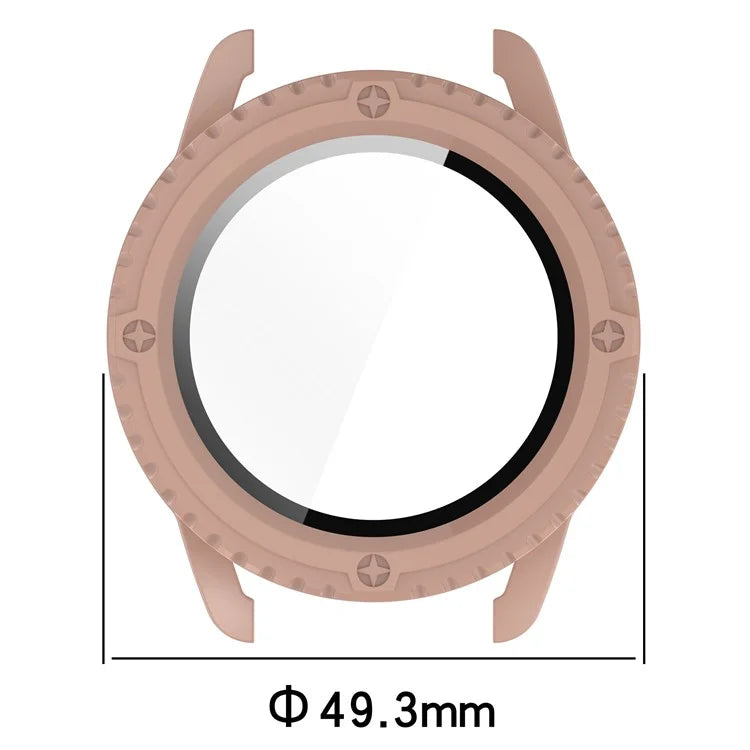 For Xiaomi Watch S3 Protective Cover Hard PC Watch Case  with Tempered Glass Screen Protector