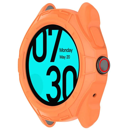 For TicWatch Pro 5 Shockproof TPU Watch Frame Case Half-Wrapped Smartwatch Protector