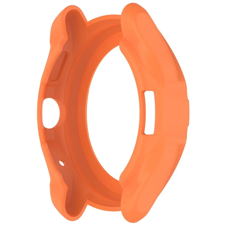 For TicWatch Pro 5 Shockproof TPU Watch Frame Case Half-Wrapped Smartwatch Protector