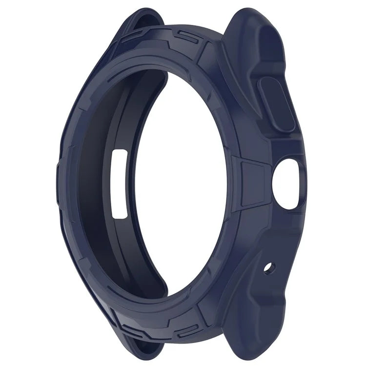 For TicWatch Pro 5 Shockproof TPU Watch Frame Case Half-Wrapped Smartwatch Protector