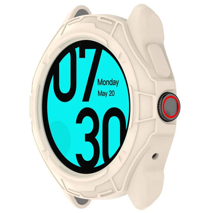 For TicWatch Pro 5 Shockproof TPU Watch Frame Case Half-Wrapped Smartwatch Protector