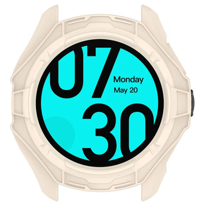 For TicWatch Pro 5 Shockproof TPU Watch Frame Case Half-Wrapped Smartwatch Protector