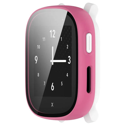 Hard PC Cover for Xplora X6 Play Watch Case with Tempered Glass Screen Protector