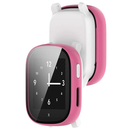 Hard PC Cover for Xplora X6 Play Watch Case with Tempered Glass Screen Protector