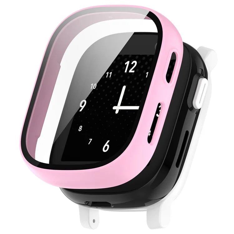 Hard PC Cover for Xplora X6 Play Watch Case with Tempered Glass Screen Protector