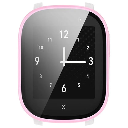 Hard PC Cover for Xplora X6 Play Watch Case with Tempered Glass Screen Protector