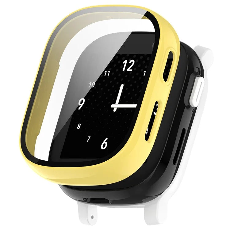 Hard PC Cover for Xplora X6 Play Watch Case with Tempered Glass Screen Protector