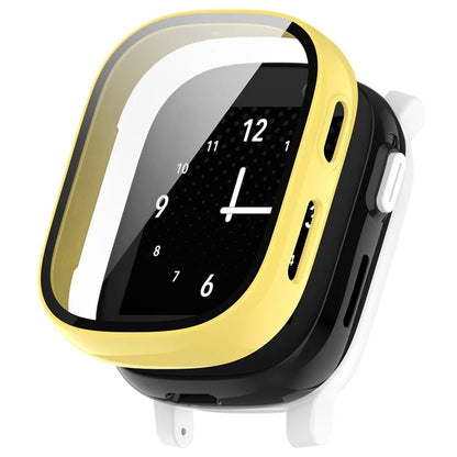 Hard PC Cover for Xplora X6 Play Watch Case with Tempered Glass Screen Protector