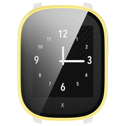 Hard PC Cover for Xplora X6 Play Watch Case with Tempered Glass Screen Protector