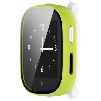 Hard PC Cover for Xplora X6 Play Watch Case with Tempered Glass Screen Protector