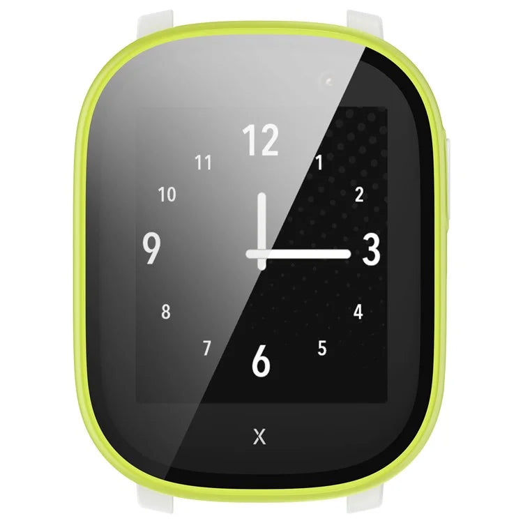 Hard PC Cover for Xplora X6 Play Watch Case with Tempered Glass Screen Protector