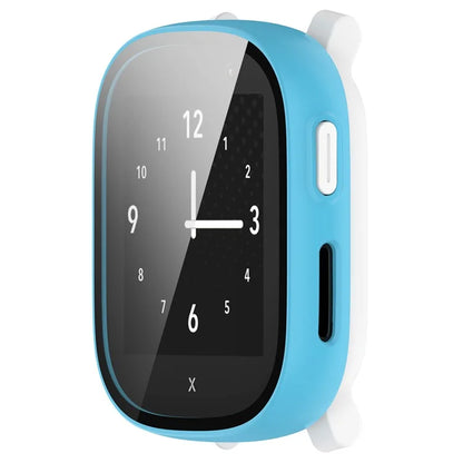 Hard PC Cover for Xplora X6 Play Watch Case with Tempered Glass Screen Protector