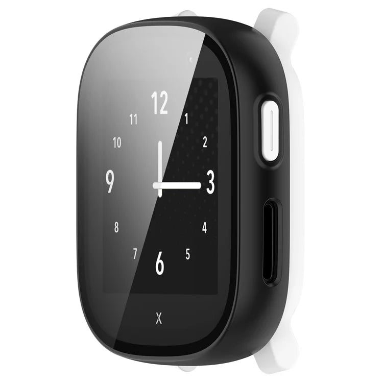 Hard PC Cover for Xplora X6 Play Watch Case with Tempered Glass Screen Protector