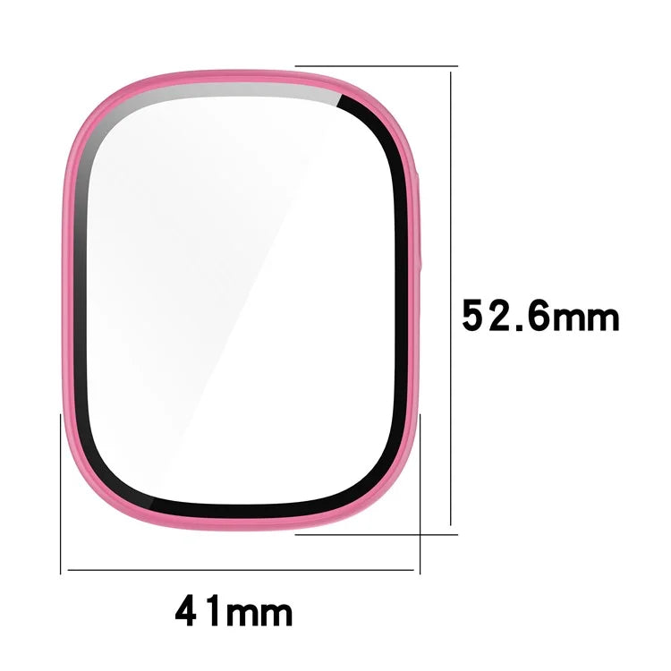 Hard PC Cover for Xplora X6 Play Watch Case with Tempered Glass Screen Protector