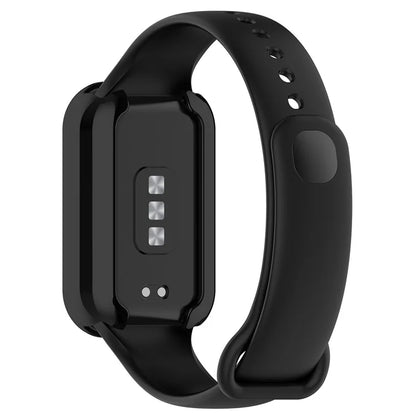 For Xiaomi Smart Band 8 Active / Redmi Band 2 TPU Watch Case Electroplating Frame Cover