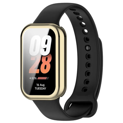 For Xiaomi Smart Band 8 Active / Redmi Band 2 TPU Watch Case Electroplating Frame Cover