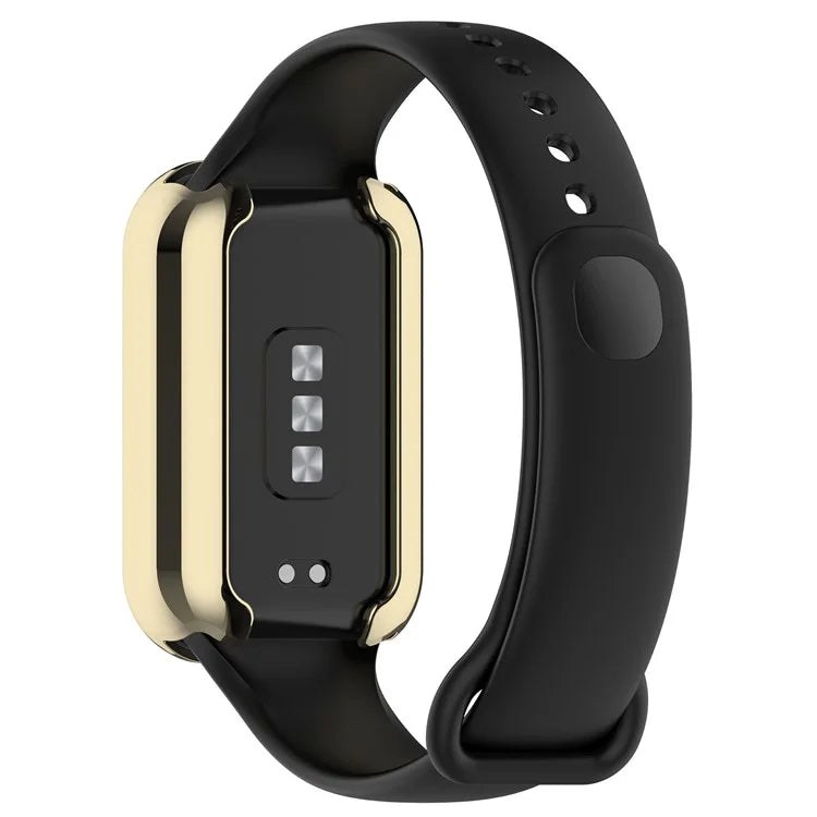 For Xiaomi Smart Band 8 Active / Redmi Band 2 TPU Watch Case Electroplating Frame Cover