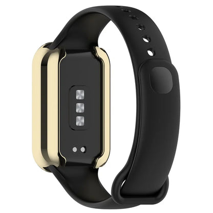 For Xiaomi Smart Band 8 Active / Redmi Band 2 TPU Watch Case Electroplating Frame Cover