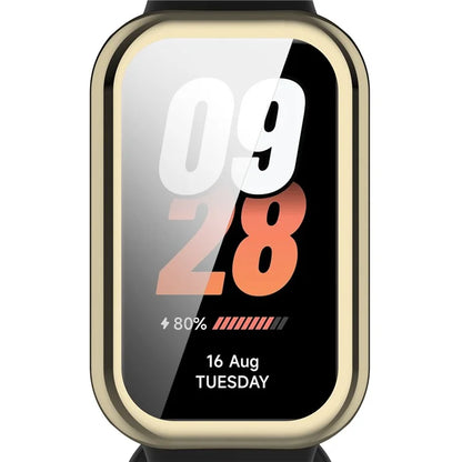For Xiaomi Smart Band 8 Active / Redmi Band 2 TPU Watch Case Electroplating Frame Cover