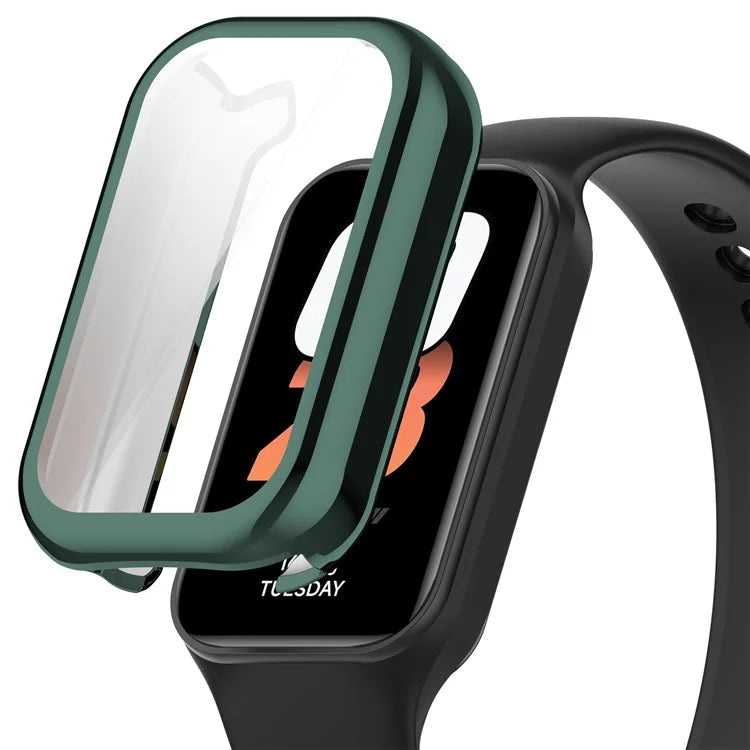 For Xiaomi Smart Band 8 Active / Redmi Band 2 TPU Watch Case Electroplating Frame Cover