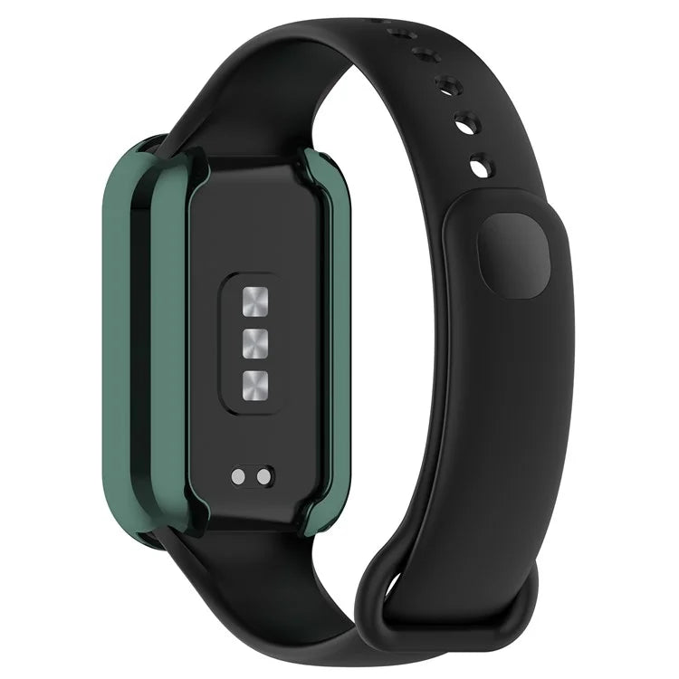 For Xiaomi Smart Band 8 Active / Redmi Band 2 TPU Watch Case Electroplating Frame Cover
